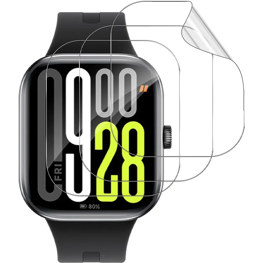 1-5PCS Soft Hydrogel Films for Redmi Watch 5 Active Lite 4 Full Coverage Clear Smartwatch Screen Protector Guard Accessories