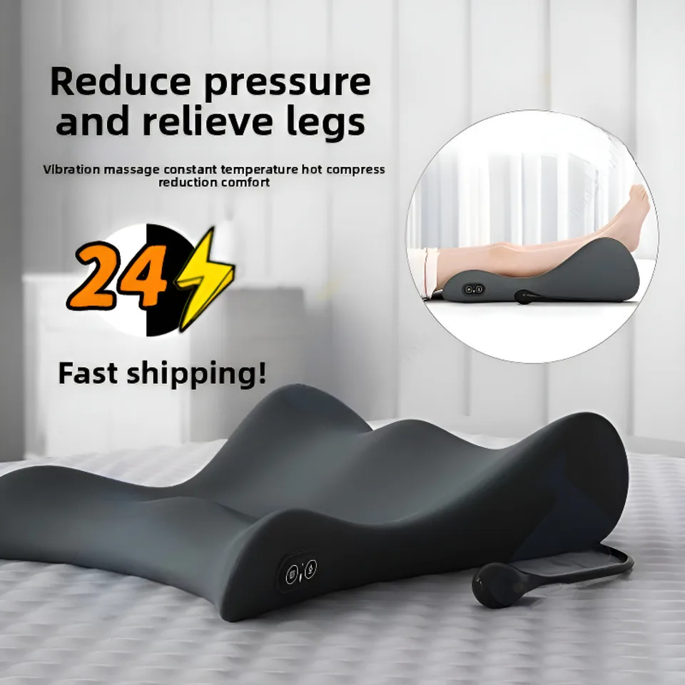 

Polyester Footrest Mat Pressure-relieving Leg Pillow Heated Massage Pad For Relaxation Soft Elevation Cushion For Sleep