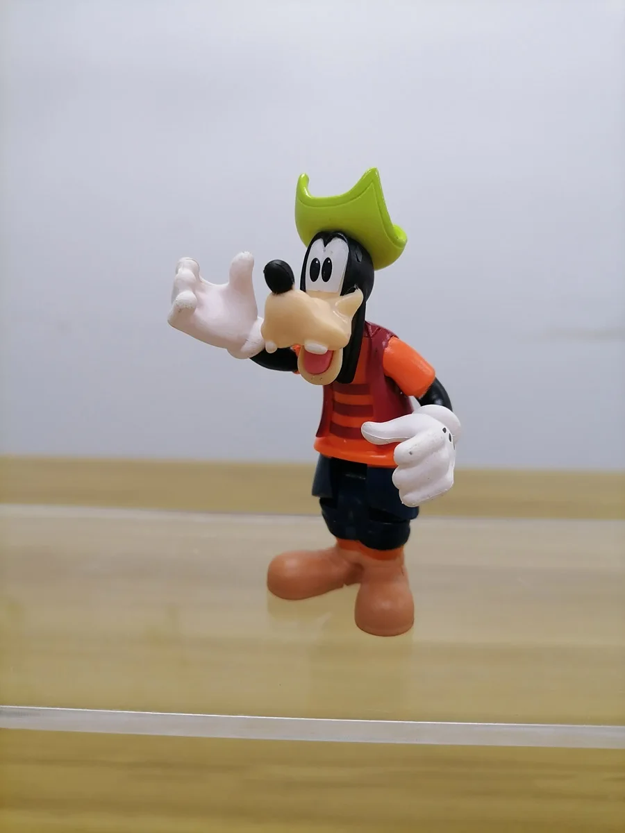 Genuine Disney Goofy PVC Figurine Doll Cartoon Model Toys for Kids Gifts