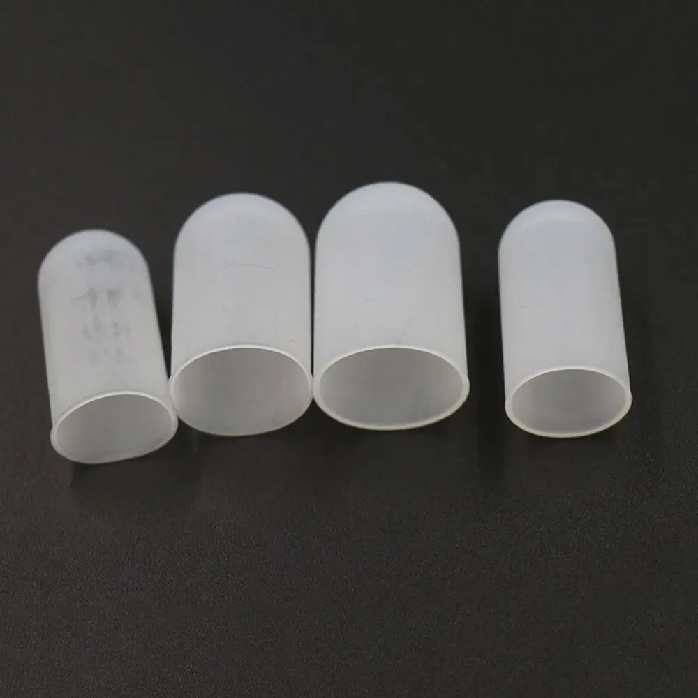 5/10 Pcs High Temperature Resistant Silicone Finger Protector Transparent Heat Insulation Finger Sleeves Wear-resistant