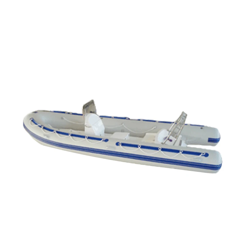 New Inflatable Boat With Fiberglass Hull For Sports And Fishing In River And Lake