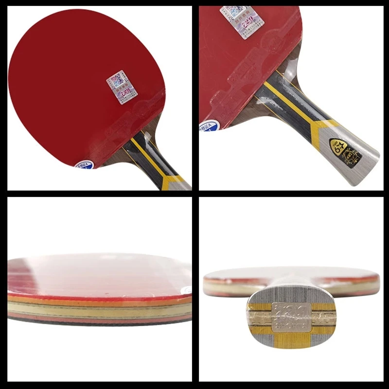 Friendship 729 King 9 Star 8 Star Table Tennis Racket Carbon Ping Pong Paddle High Sticky Pips-in Pingpong Bat with Bag