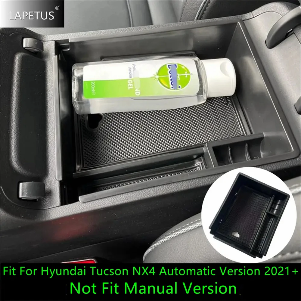 Auto Accessories Armrest Storage Box Center Console Glove Tray Organiser For Hyundai Tucson NX4 Automatic Version 2021 2022 2023