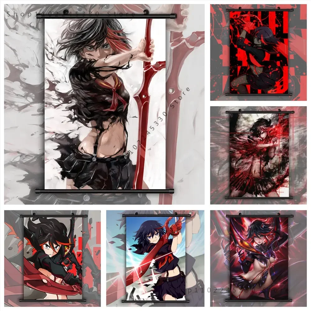 Anime That Kill La Kill Matoi Ryuuko Canvas Painting Posters and Prints Home Decoration Wall Art Kids Room Decor Modern