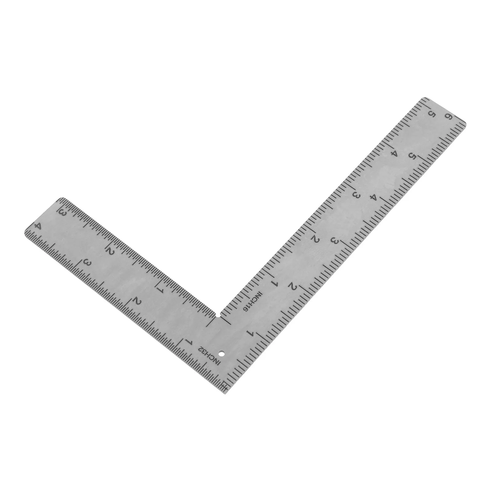 

Stainless Steel Multifunction Shaped Ruler 4x2 Inch Right Angle Measuring Tool for Carpentry Drafting Engineering