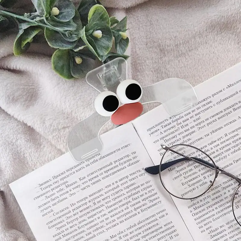 Music Book Clips Transparent Reading Book Page Marker Holder Bookmarks Paper Clips For Books Piano Scores Document Tickets