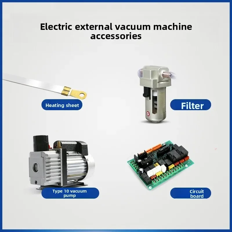 Electric external vacuum machine accessories consumables