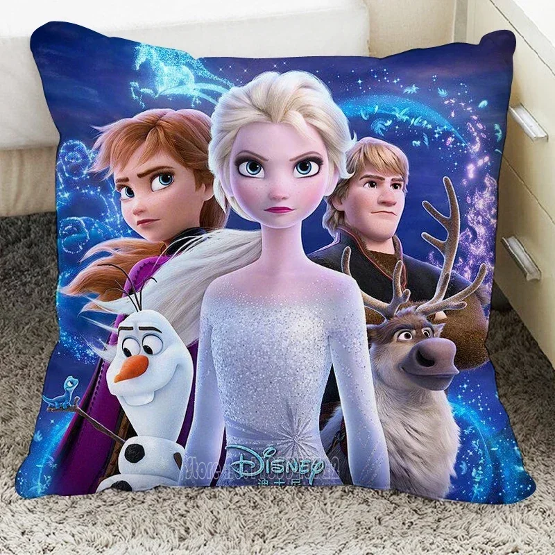 Discounts Frozen Elsa Anna Princess Girls Decorative/nap Pillow Cases Cushion Cover 1pcs on Bed Sofa Children Birthday Gift