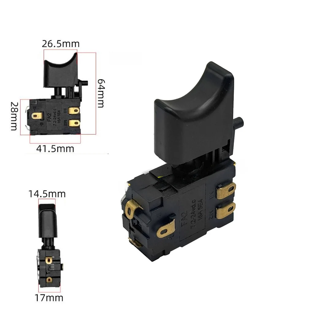 12V 21V Lithium Electric Drill Switch Forward Reverse Speed Control Switch Replacement Power Tools Accessories