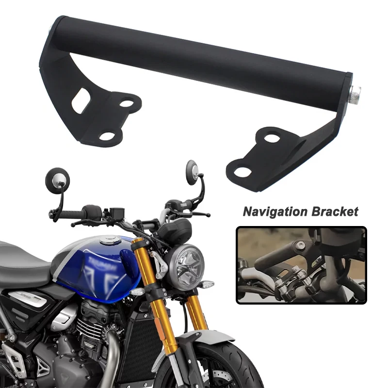 

GPS Phone Navigation Bracket Front Bar Phone Holder Mount Stand For speed400 speed 400x SPEED400 Scrambler 400 SCRAMBLER400 2024