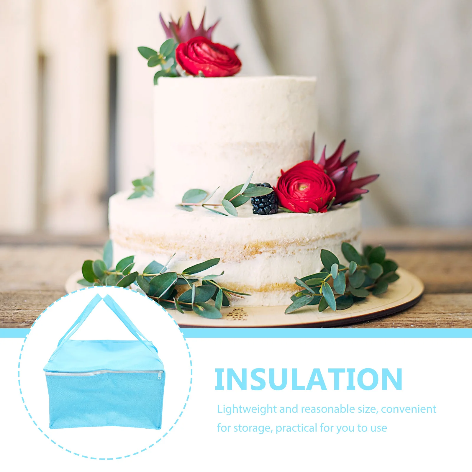 

Insulated Lunch Bag Large Capacity Waterproof Food Delivery Bag Portable Pizza Packaging Carrier Thermal Lunchbox For Outdoor