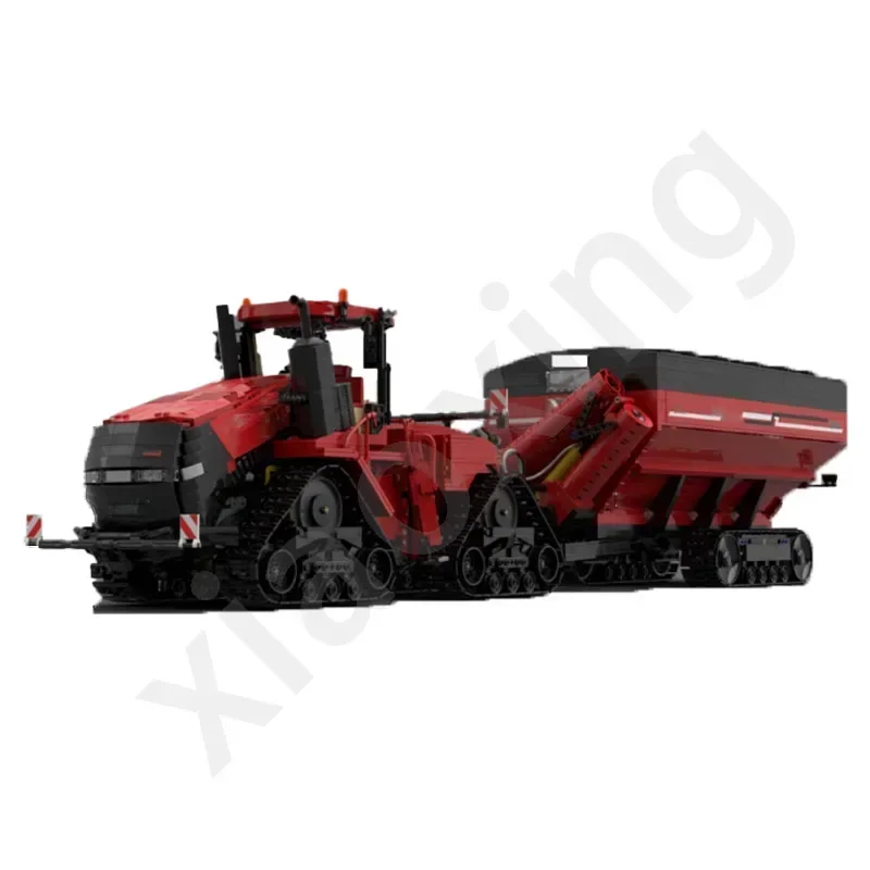 2023 New Tracked Farm Tractor Electric MOC-67575 Building Block Model 4488pcs Remote AssemblyCustom Adult Kids Birthday Toy Gift