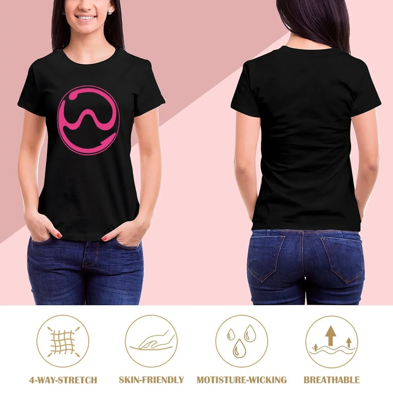 Hölgy Szenilis chromatica Cégaláirás Póló évjárat ruhák Fennkölt Élősövény Szárítás Irdatlan T shirts számára Nők