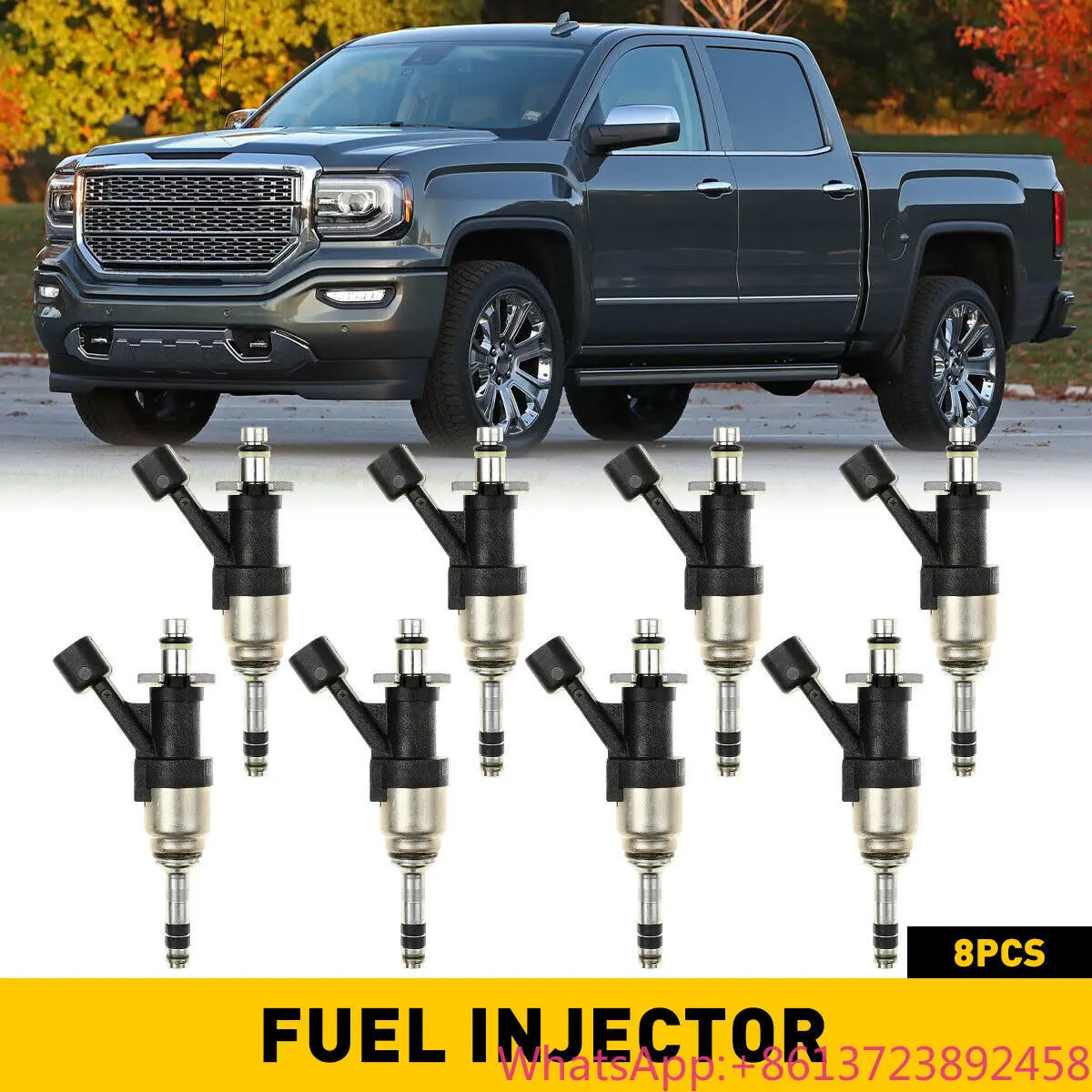 

8PCS Fuel Injectors for Chevrolet Silverado 1500 Sierra 1500 4.3L 5.3L 12628422 12656005 12668390 12668649 Car Engine Parts