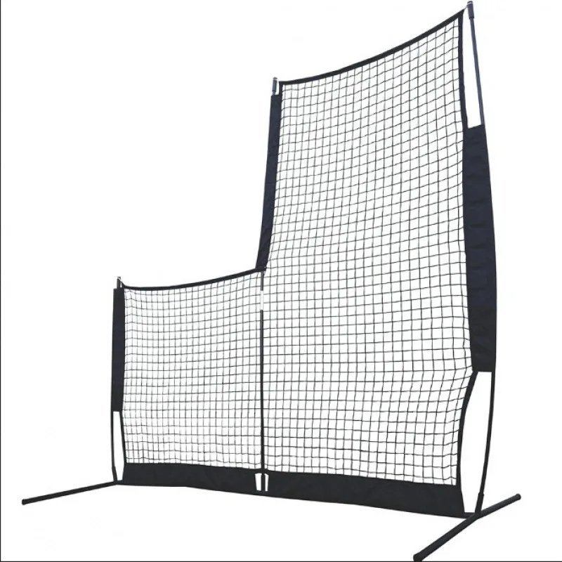 

7 x 7 feet L-shaped net indoor and outdoor baseball training net