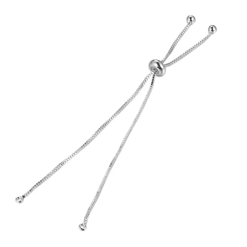 1PC Gold Extension Chains Silver Jewelry Tools Extender Round Ball Stainless Steel Stainless Steel Chains