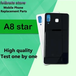 100%New Glass Battery Back Rear Cover Door Housing For Samsung galaxy A8 Star Battery Cover A8Star SM-G8850 back shell repair