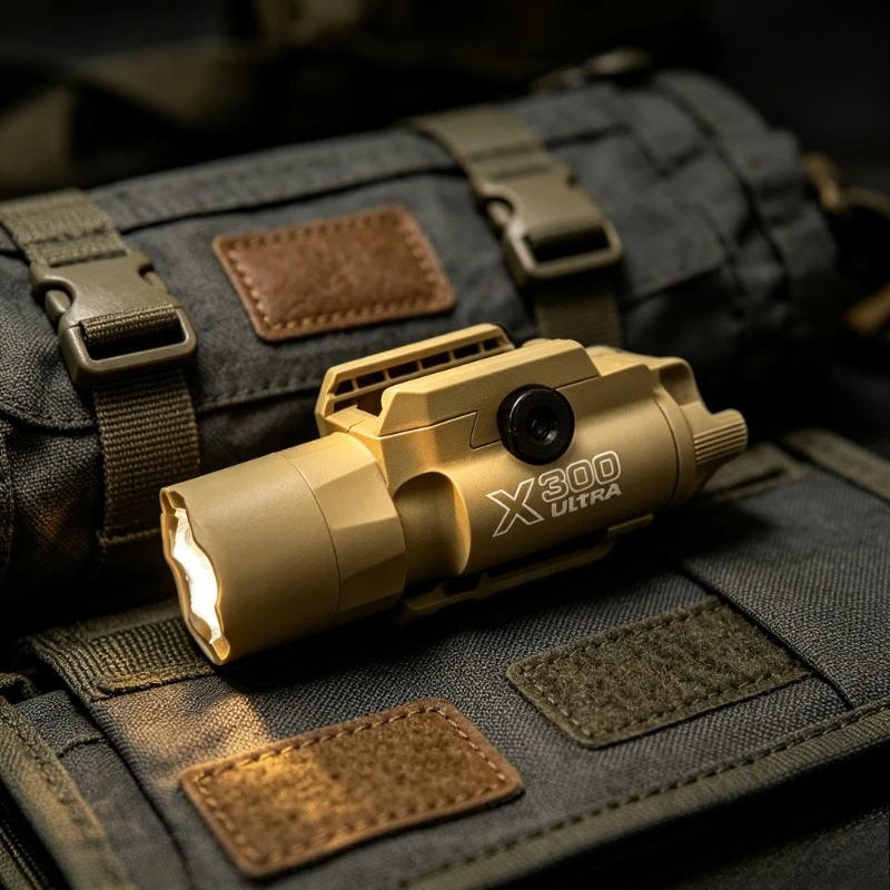Upgrade X300 Multi-functional LED Flashlight 20mm Weaver Rail Fit Airsoft Toy Gun Hobby Sports Game Parts Accessory Gift