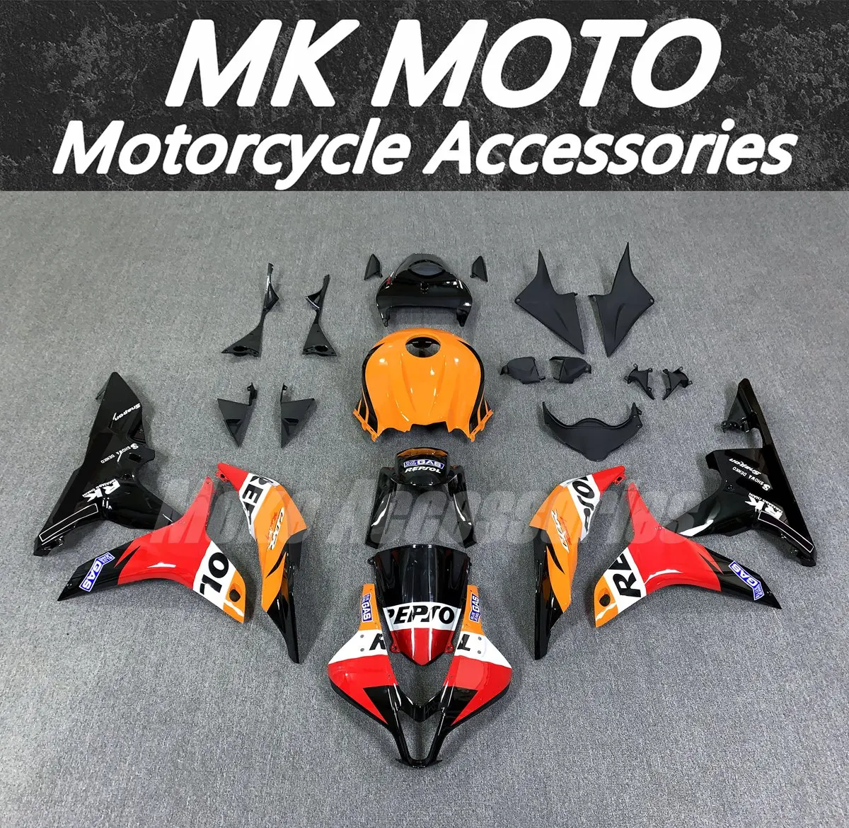 

Moke moto Motorcycle Bodywork Set For CBR600RR 2007-2008 F5 Fairings Kit Fit ABS injection New Red Black Orange