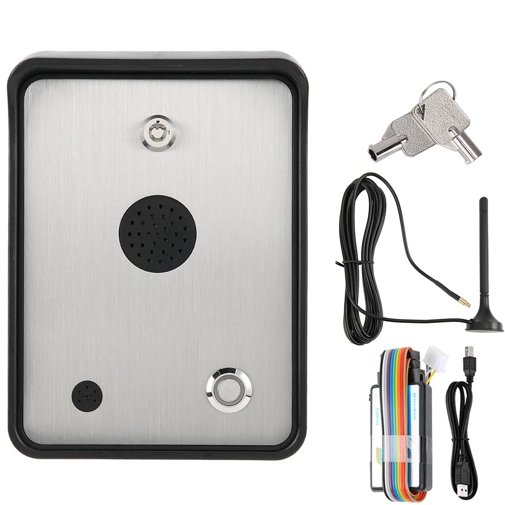 GSM Audio Intercom GSM Access for Single House Door and Gate Opener Access Controller