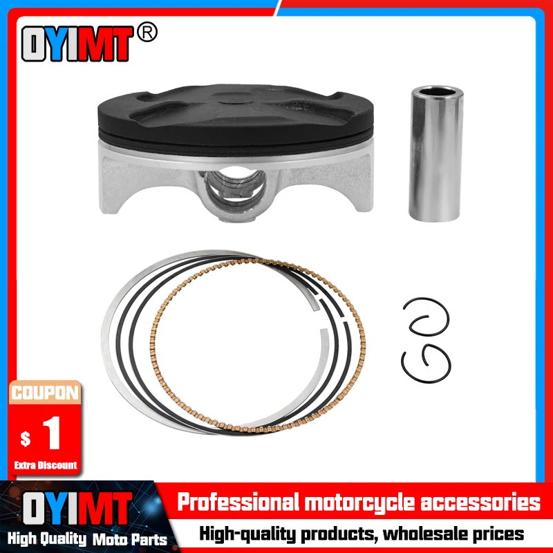 Dla HONDA CRF250R 2004-2007 CRF250X 2004-2009 2012-2013 CRF250 X R mechanizm silnika części 78mm tłok motocyklowy i pierścienie tłokowe