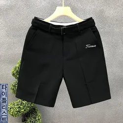 Ropa de Golf para hombre, pantalones cortos de marca de lujo, informales, coreanos, 2024