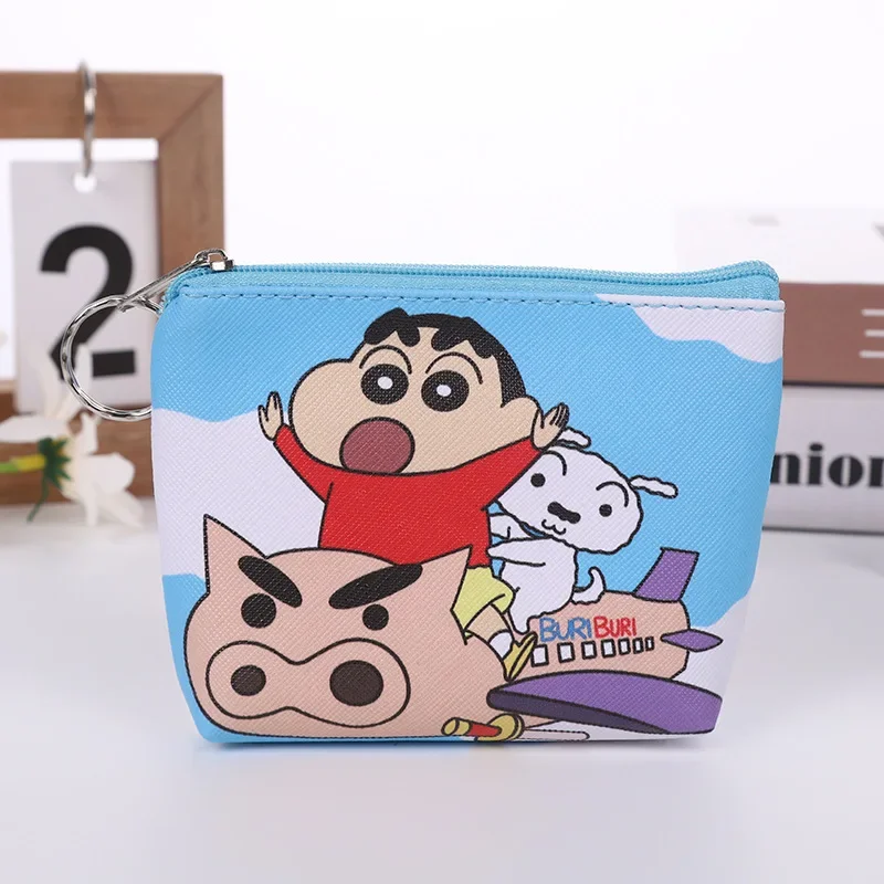 3 zufällig ausgewählte neue Crayon Shin-chan Cartoon-Taschen, Geldbörsen, einfache Brieftaschen für Männer und Frauen, Studenten, schnelle Lieferung – Detail 11