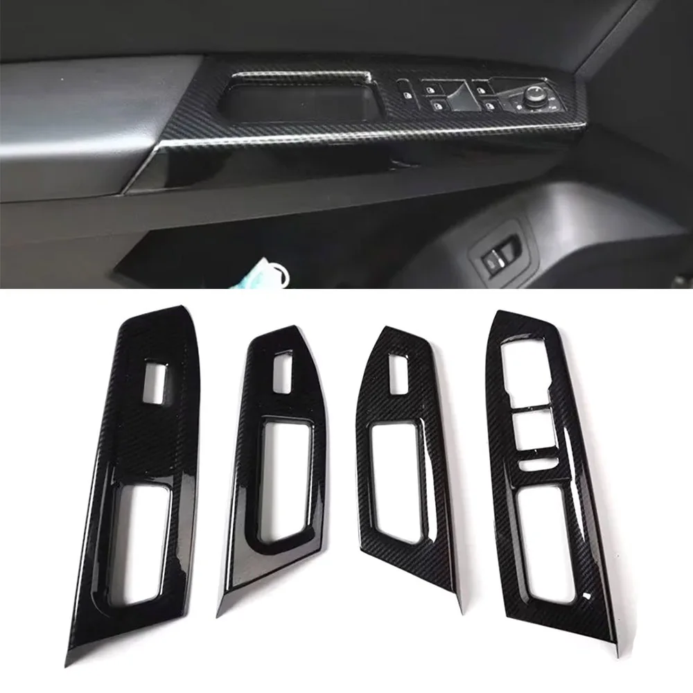 

ABS Car Interior Accessory For Volkswagen Teramont 2017-2020 LHD Door Armrest Window Lift Switch Cover Trim Styling