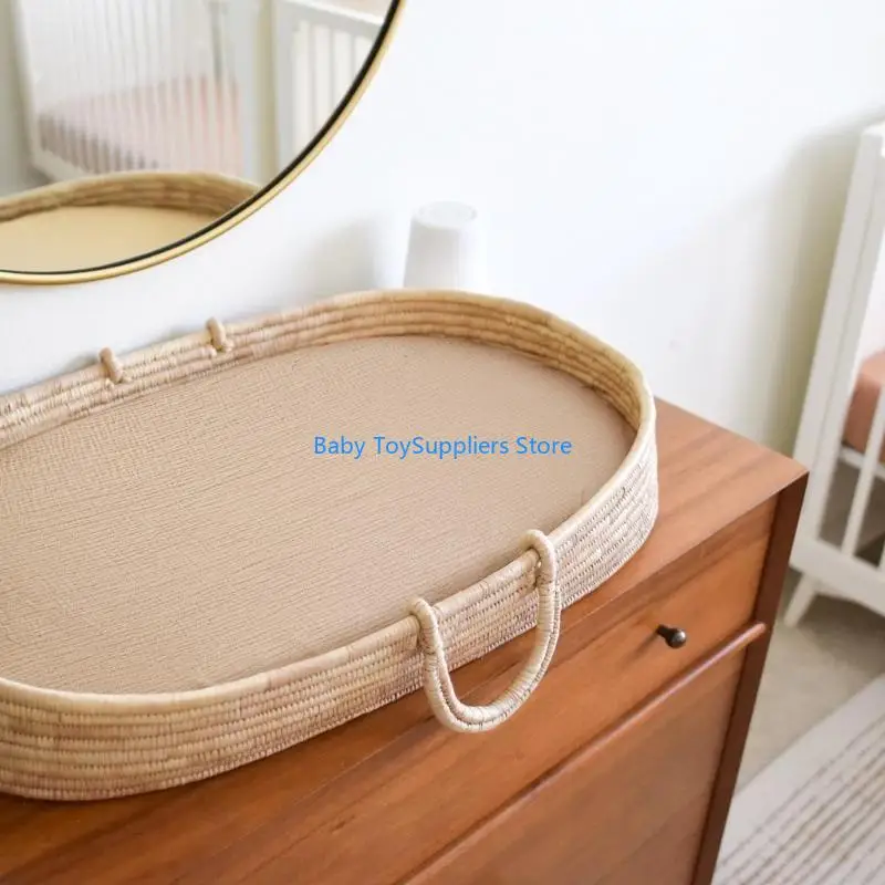 R1WF Set of 2pc Breathable Baby Bassinet Sheets Removable Cradles Bed Sheet Sleeve