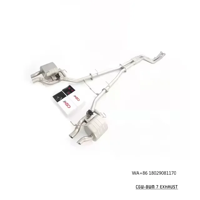 

Выхлопная система Valvetronic Catback 740i F02 с глушителем и трубами в стиле 760 для автомобилей