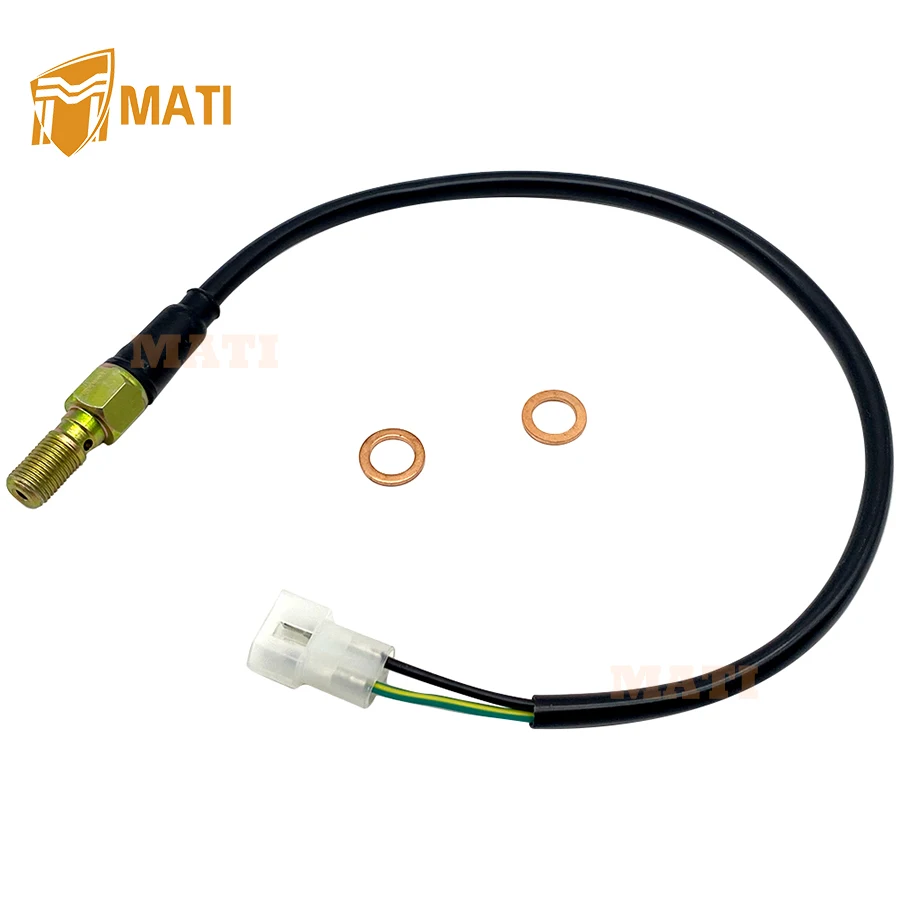 M MATI Pressure Brake Switch W/Connector 4010758 for Polaris ATV ATP 330 4X4 Quad 2005 Outlaw 450 2008-2010