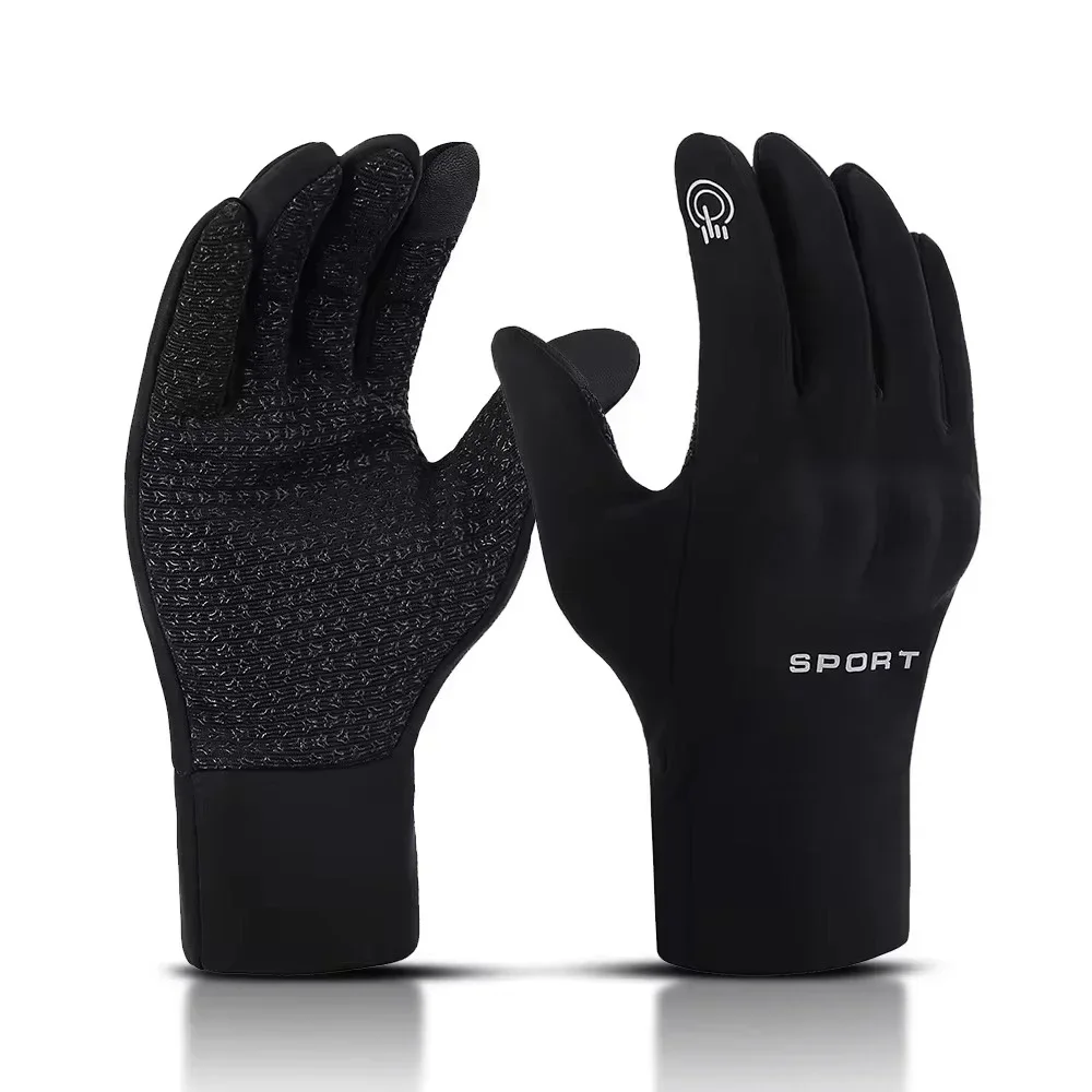 Men Women Winter Thermal Warm Windproof Gloves -Waterproof Running Cycling Touch Screen Finger for Skiing Snow Snowboarding