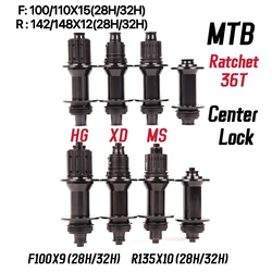 EXP36T Ratchet 2024 NEW Black Bicycle Hub 28H/32H BOOST Thru Axle/Quick Release Version MTB Bike R135X10 F142x12 R148X12
