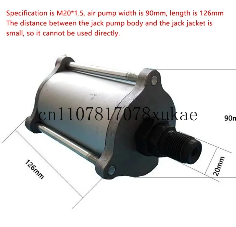 

Pneumatic Jack Booster Air Pump Air Pipe 20T 32 T50 Ton Vertical Pneumatic Hydraulic Booster Tool Universal Model