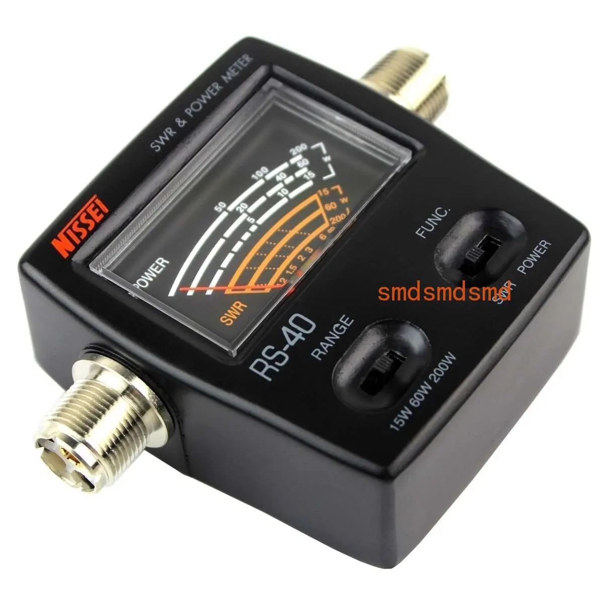 

RS-40 SWR Power Meter VHF UHF for Two Way Radio & Antenna Long Range Watt Pointer Type Protable Tester