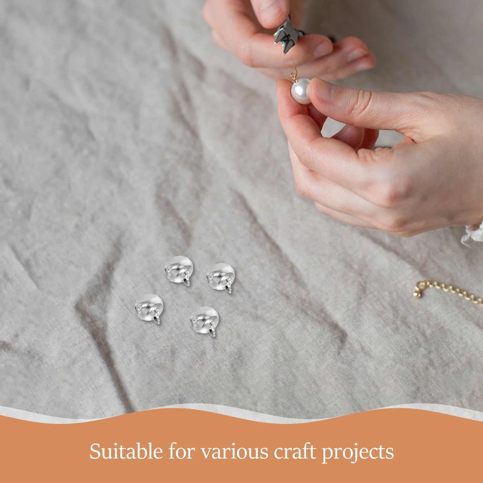 

200 Pcs Bells Tiny Jingle for Crafting Projects Jingle Bells For Sewing Small Iron Pendant DIY Accessories Home Decoration