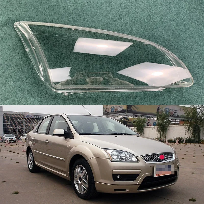 

Автозапчасти для 2005 2006 2007 2008 Ford Focus крышка налобного фонаря большой абажур ПК прозрачный корпус лампы 2 шт.