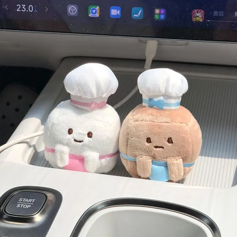 พวงกุญแจตุ๊กตาขนนุ่มน่ารักสไตล์ญี่ปุ่น ของตกแต่งตั้งโต๊ะขนาดเล็ก ของตกแต่งกระเป๋าเป้สะพายหลัง ของประดับตกแต่งน่ารัก ของขวัญคริสต์มาส