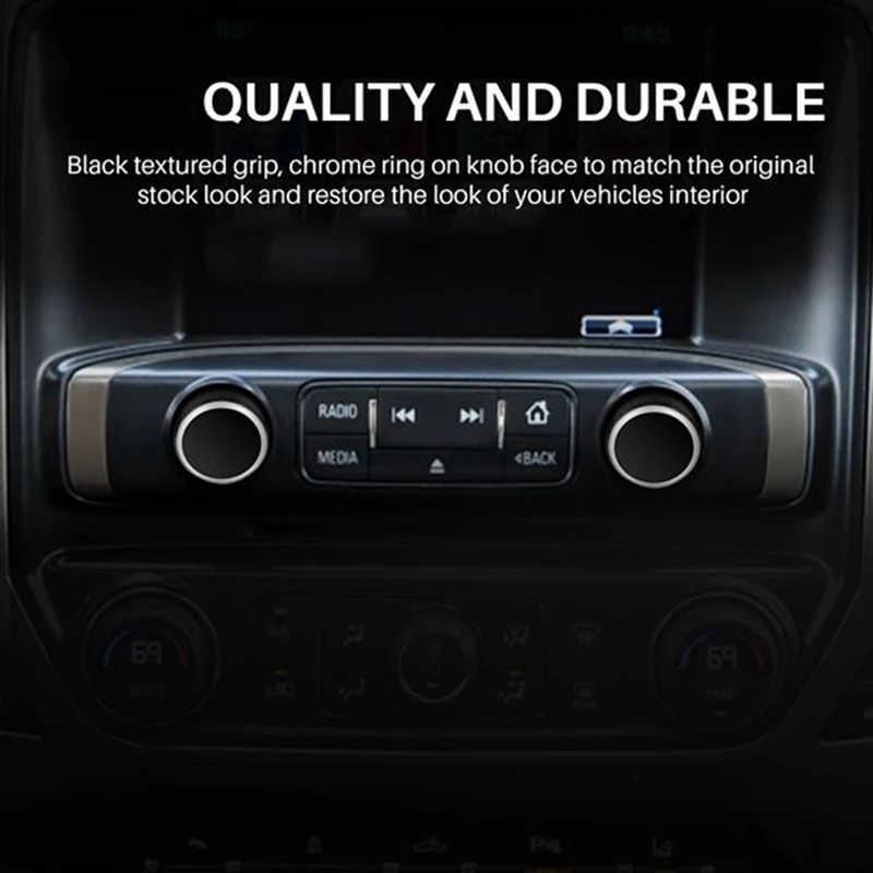 

10 Pairs Rear Radio Audio Volume Control Knob For Chevy Tahoe Chevrolet Silverado Gmc Acadia Sierra 07-13 22912547