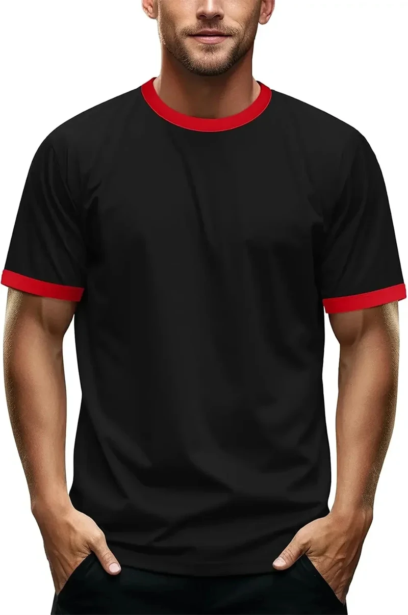Herren Sommer T-Shirts Trend Streetwear 3D-Druck Rundhals Kinder T-Shirts Lässige Übergroße Atmungsaktive Oberteile Einfache Mode – Detail 2
