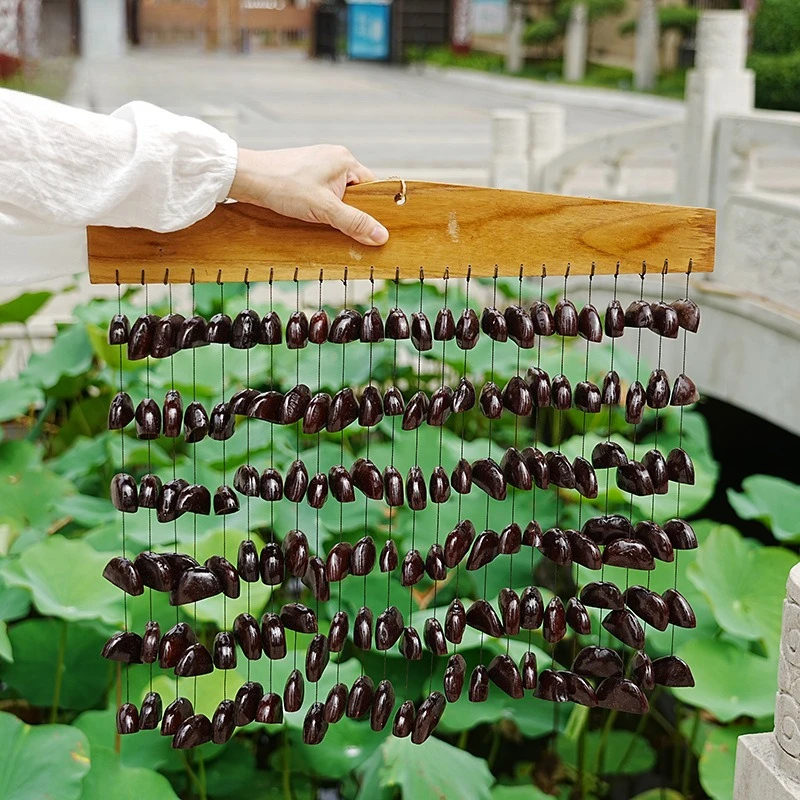 Nutshell أجراس الرياح داخلي في الهواء الطلق معلقة الصوت حزمة جرس التأمل Diatonic شفاء العلاج Handbell الاسترخاء جرس الرياح