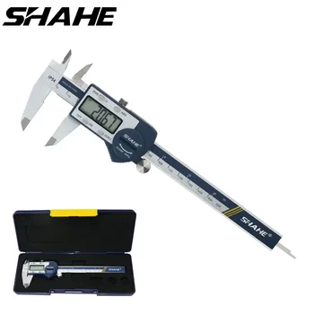 LCD display digital vernier caliper gauge with IP54 waterproof digital caliper Messschieber steel Micrometro measuring tool