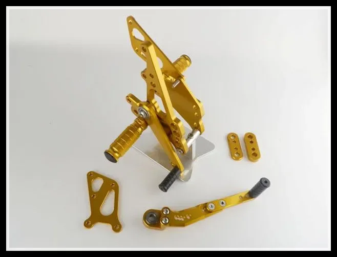 

Gold Rearset Rear Set Footpegs for 2009-2012 Suzuki GSXR GSX-R 1000