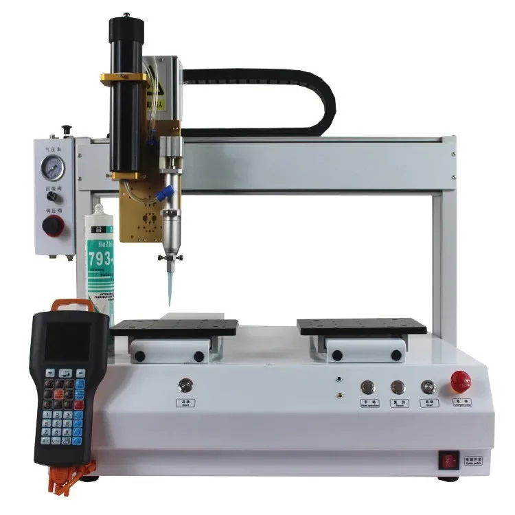 Automatic Liquid Glue Dispenser Three Axis CNC Robot Solder Paste Dispensing System