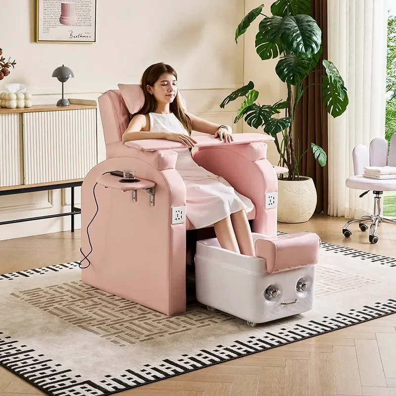 Electric Nail Sofa Nail Salon Massage Foot Eyelashes Sofa Chair Manicure Soaking Foot Massage Chair Can be reclined