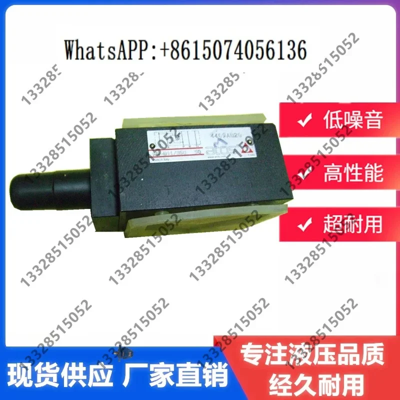 Hydraulic solenoid valve superimposed overflow pressure maintaining pressure reducing  one-way throttle valve