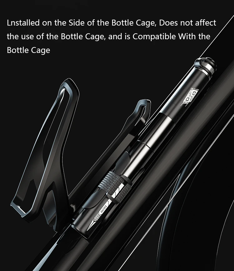 ENLEE Fahrradpumpe Tragbare Schattenpumpe Minipumpe Meifazui Universal Rennrad Mountainbike Aufblasbares Fahrradzubehör – Detail 5