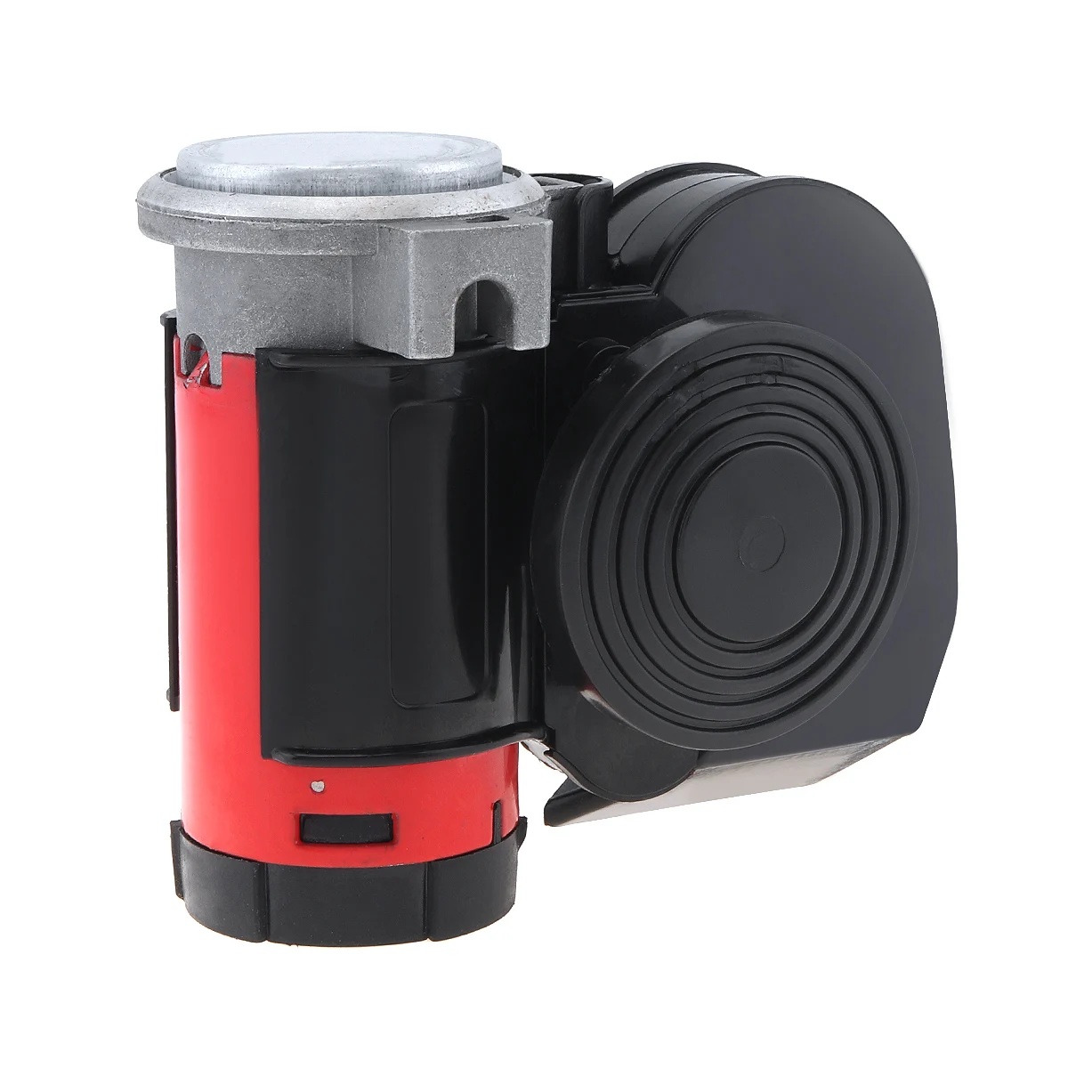 12V 139dB Black Snail Compact Dual Air Horn sound signal Car Train Air Horn for Car Vehicle Motorcycle Yacht Boat SUV Bike