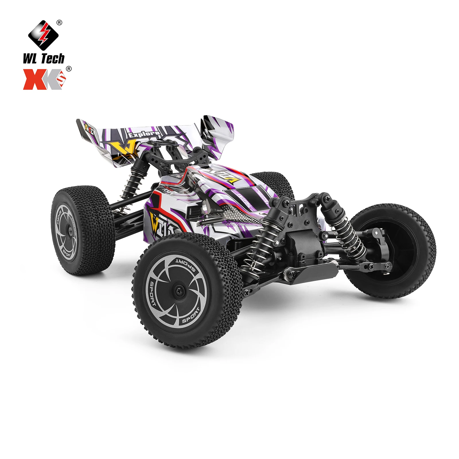 

Wltoys XKS 144016 1/14 Remote Control Car 35km/h High Speed Racing Car 1500mAh Battery 2.4GHz Remote Control 4WD Off-Road Car