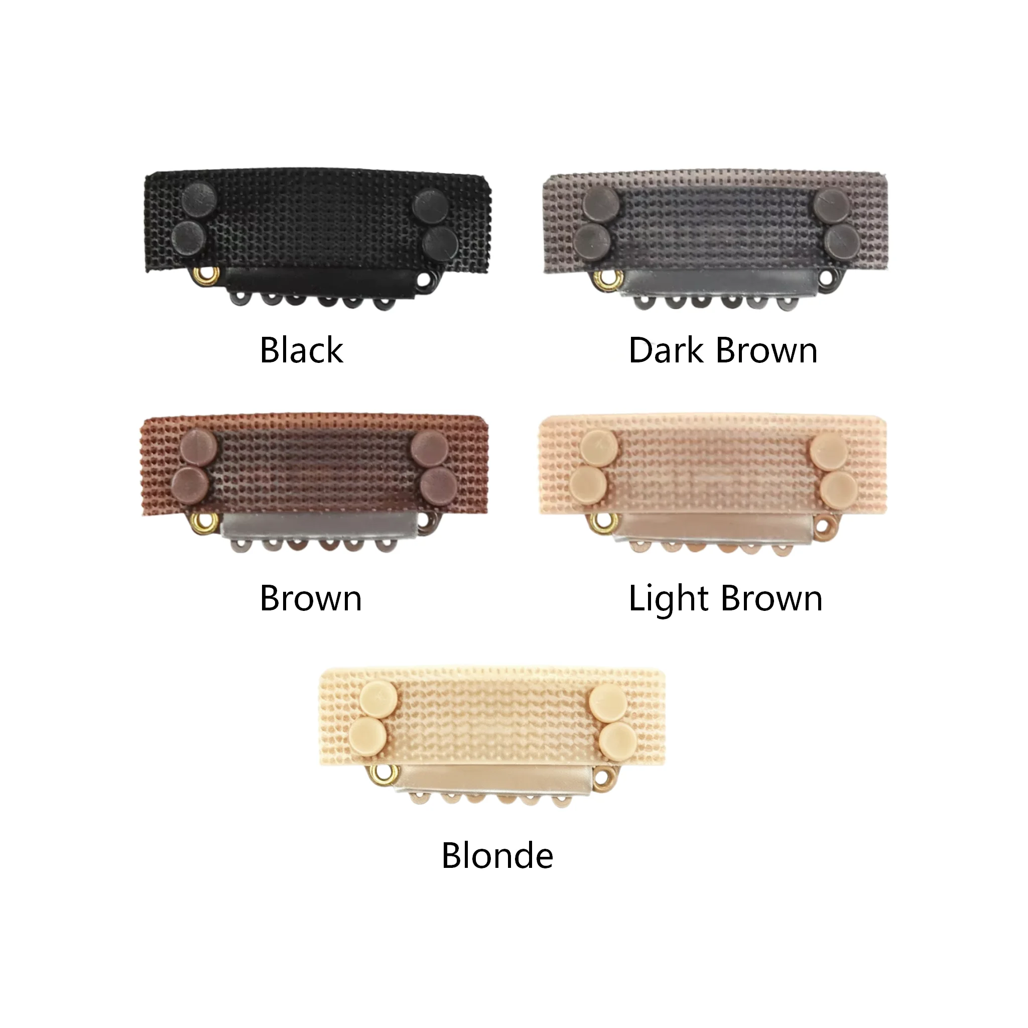 24Pcs 28mm Hair Clips for Wigs Stickable U-shape Metal Snap Clip In Hair Extensions Wig Clips